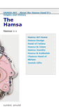 Mobile Screenshot of hamsaart.com